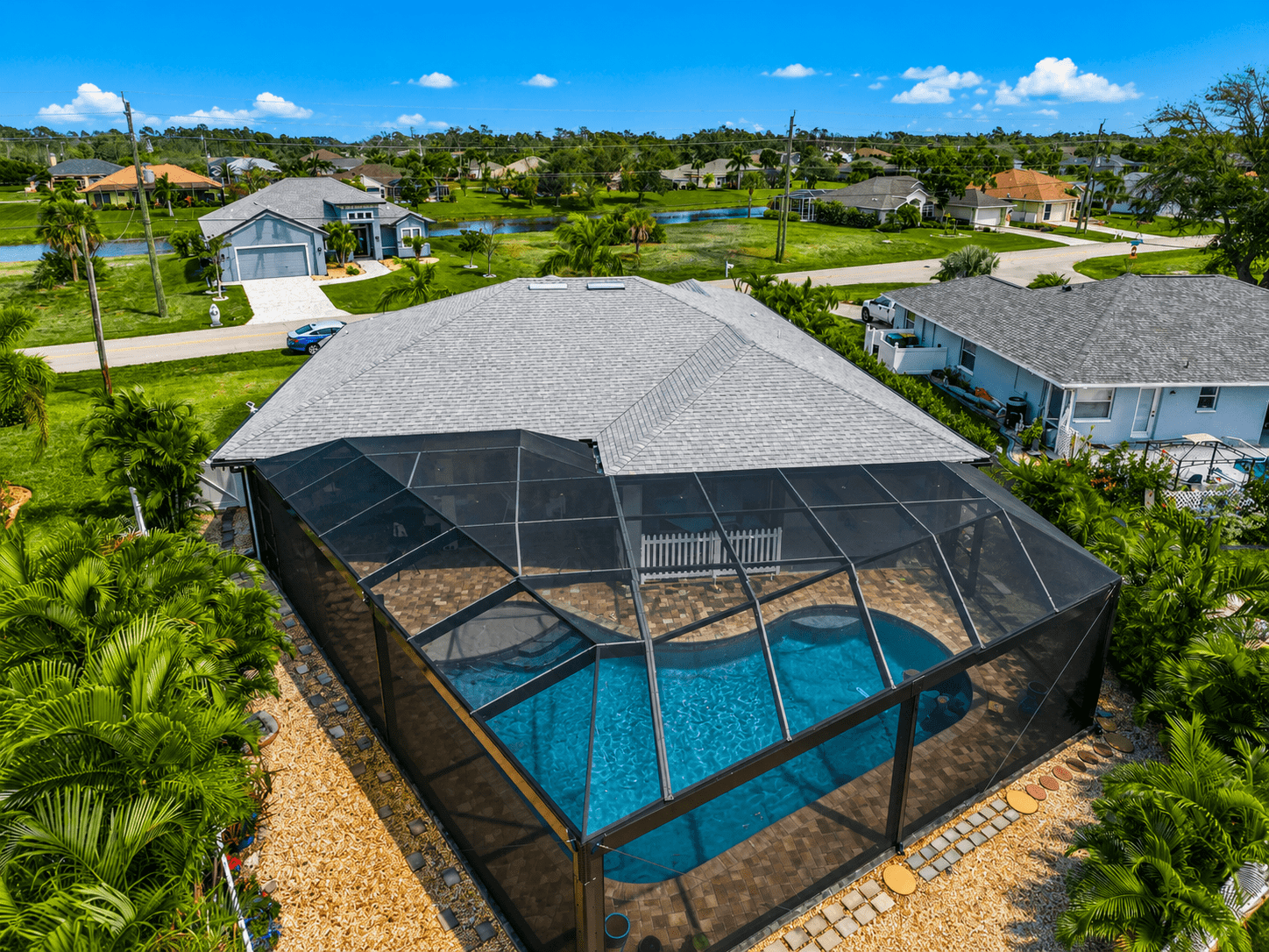 Top View Pool Enclosure
